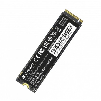 Disque Dur Interne VERBATIM Vi3000 512 SSD NVMe M.2 2280